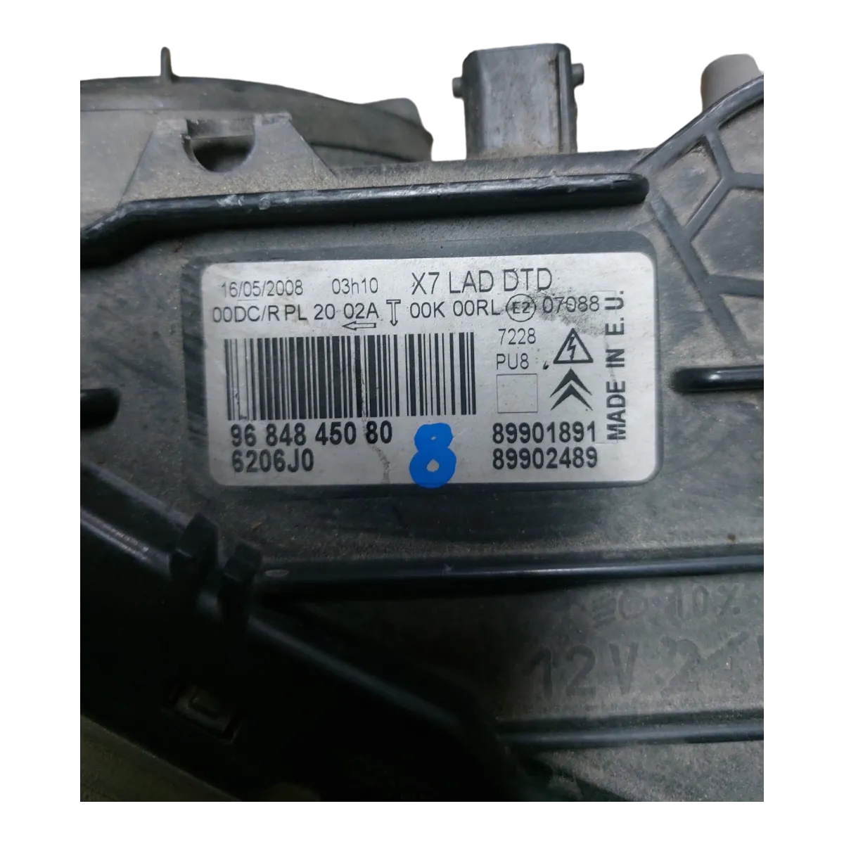 Citroen  C5 III  X7  07-11  far prednji desni   9684845080