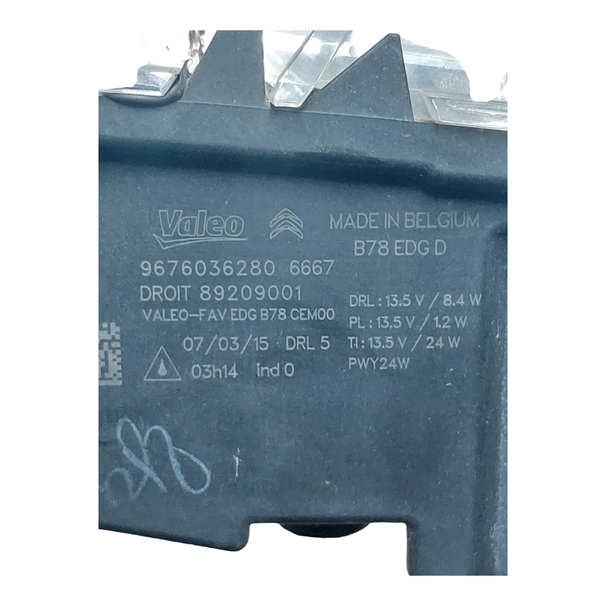 Citroen C4 Picasso Space Tourer  14-17  dnevno svjetlo desno  9676036280