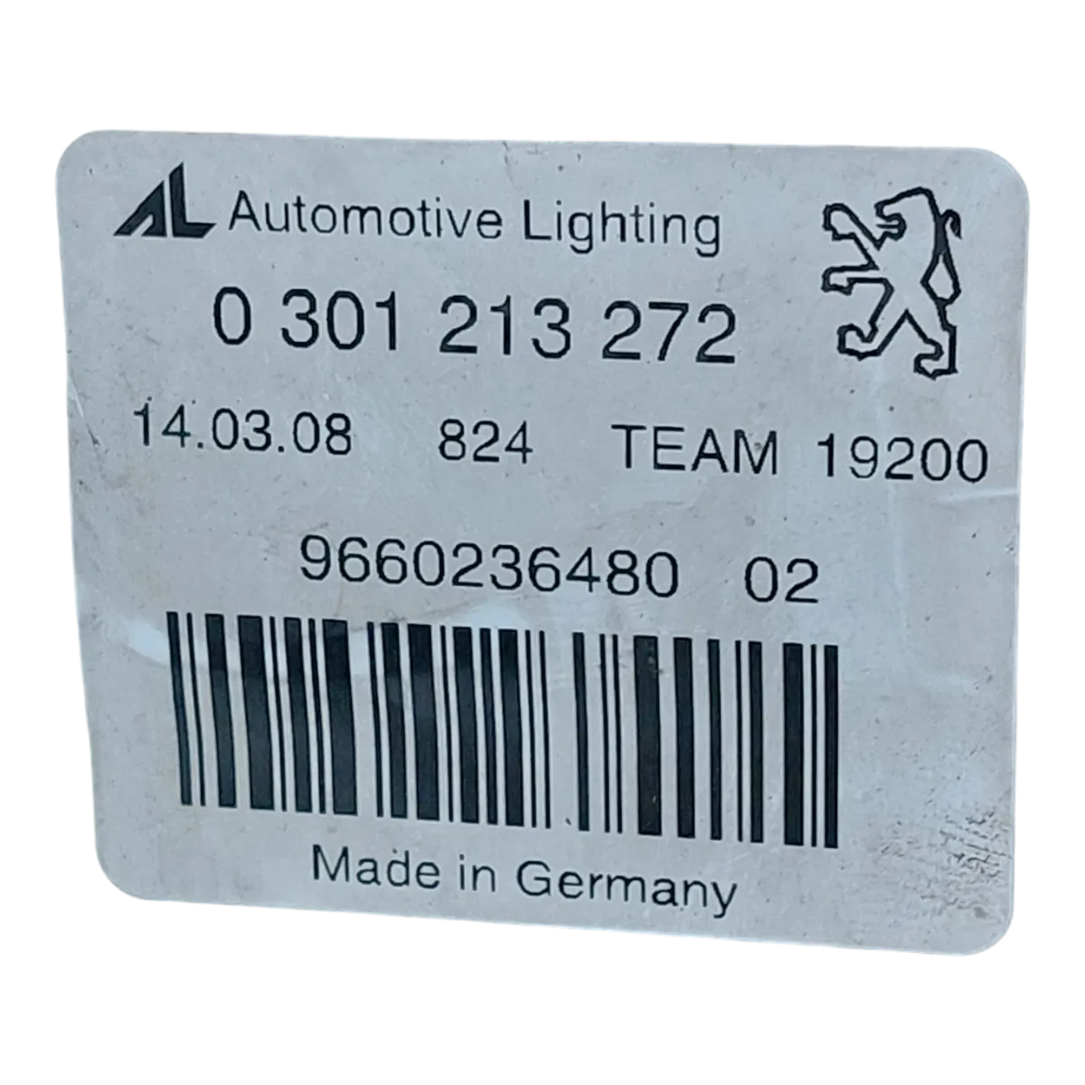 Peugeot 407   04-07    far prednji desni  9660236480   0301213272