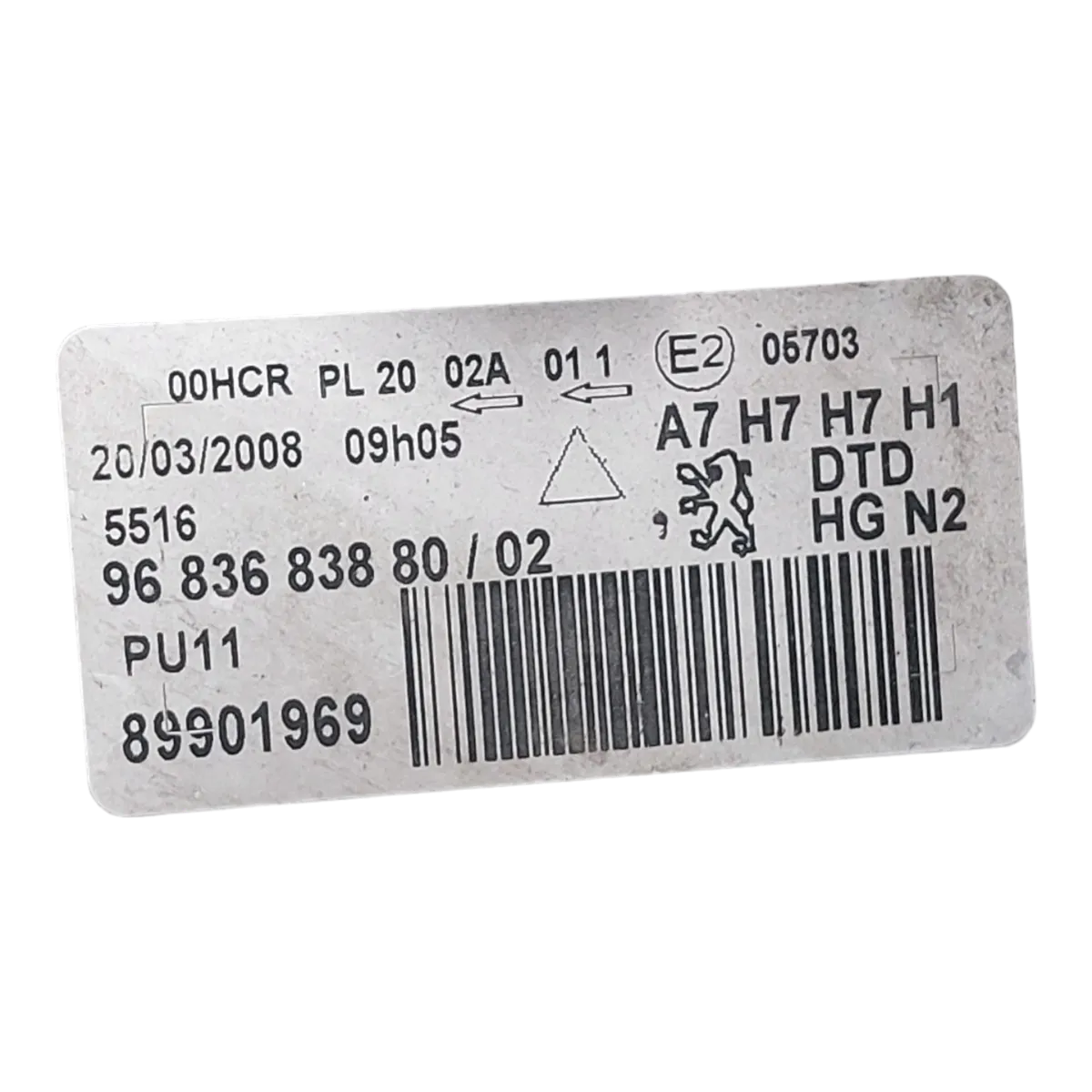 Peugeot 207   07-10   far prednji desni   9683683880