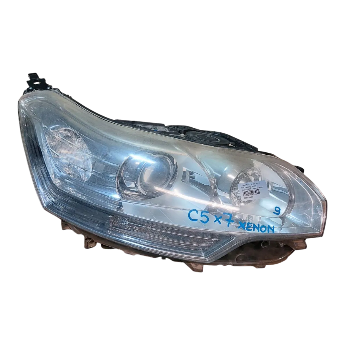 Citroen  C5 III  X7  07-11  far prednji desni   9684845080     novi gornji nosač 1kom