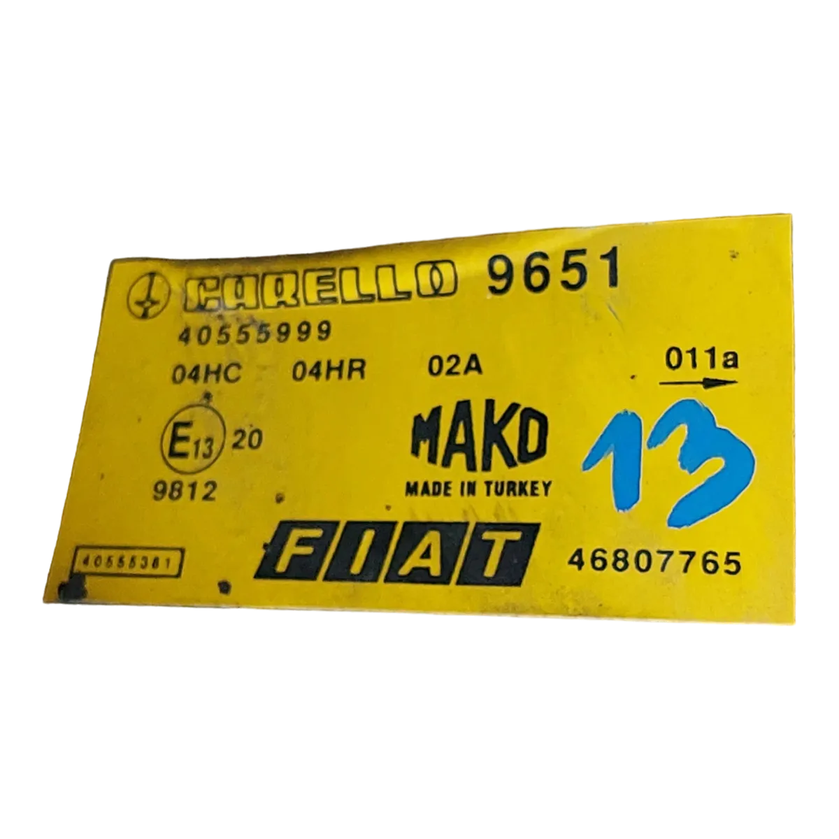 Fiat Doblo   00-05  far prednji lijevi  46807765