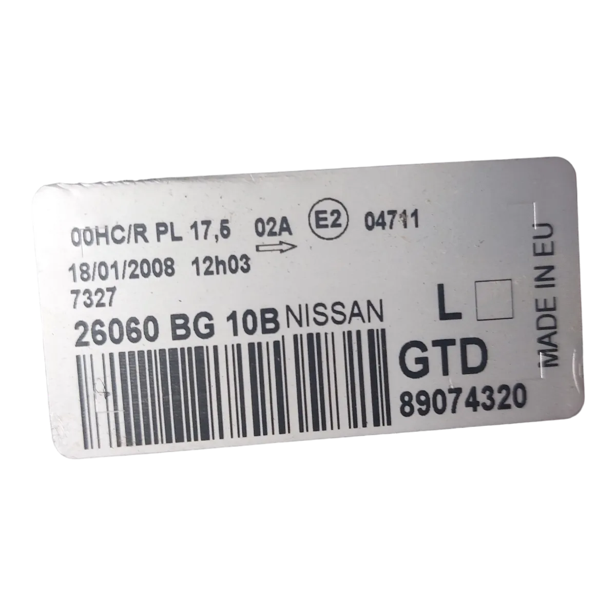 Nissan Micra  III  facelift  07-10  far prednji lijevi   26060BG10B