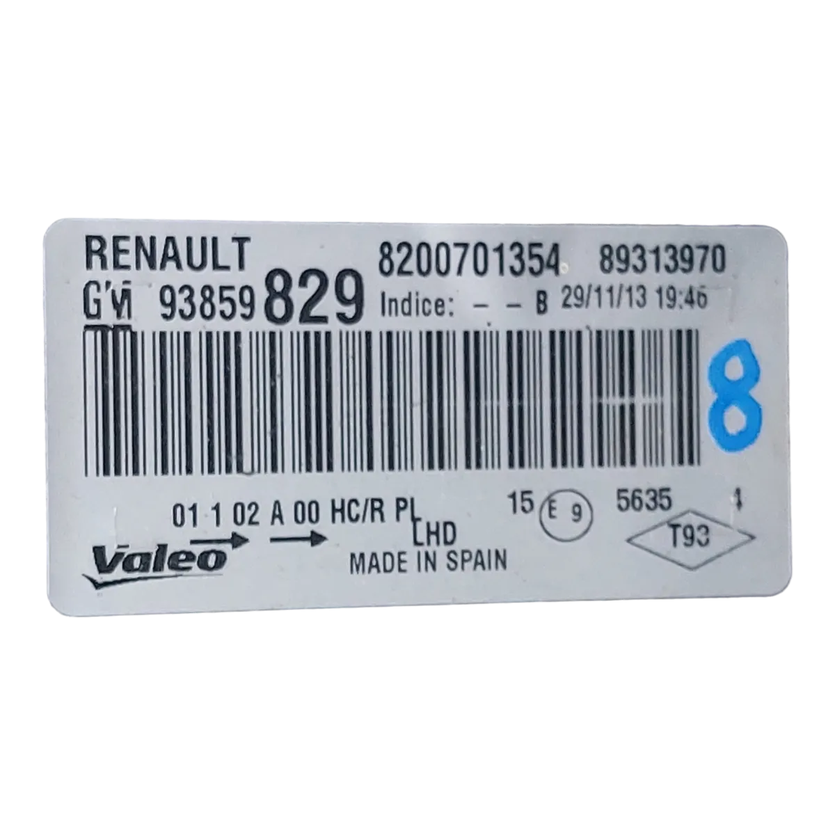 Renault  Trafic  II  facelift  06-15  far prednji lijevi   8200701354