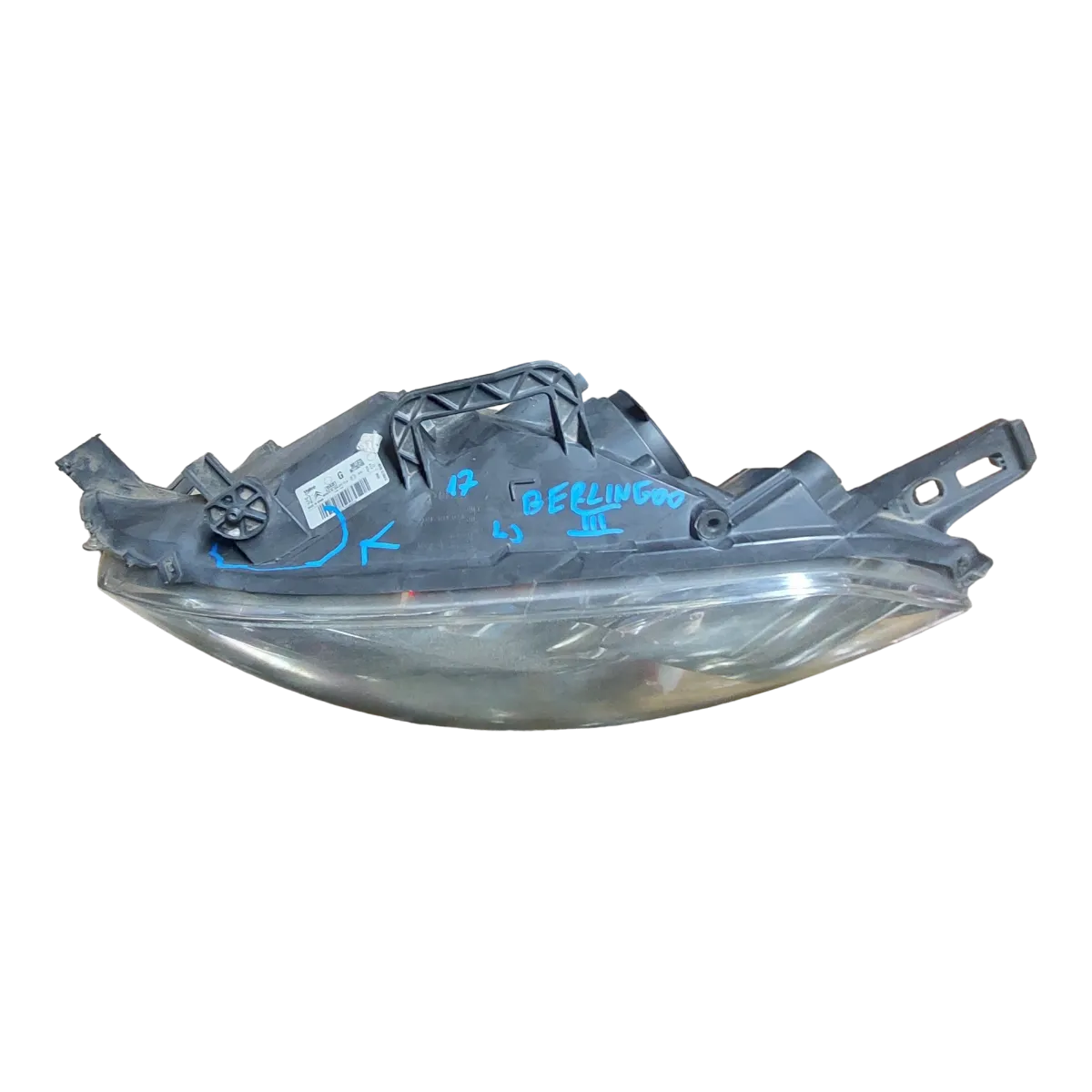 Citroen Berlingo III  facelift 12-18 far prednji lijevi  9677202480  puknut gornji nosač