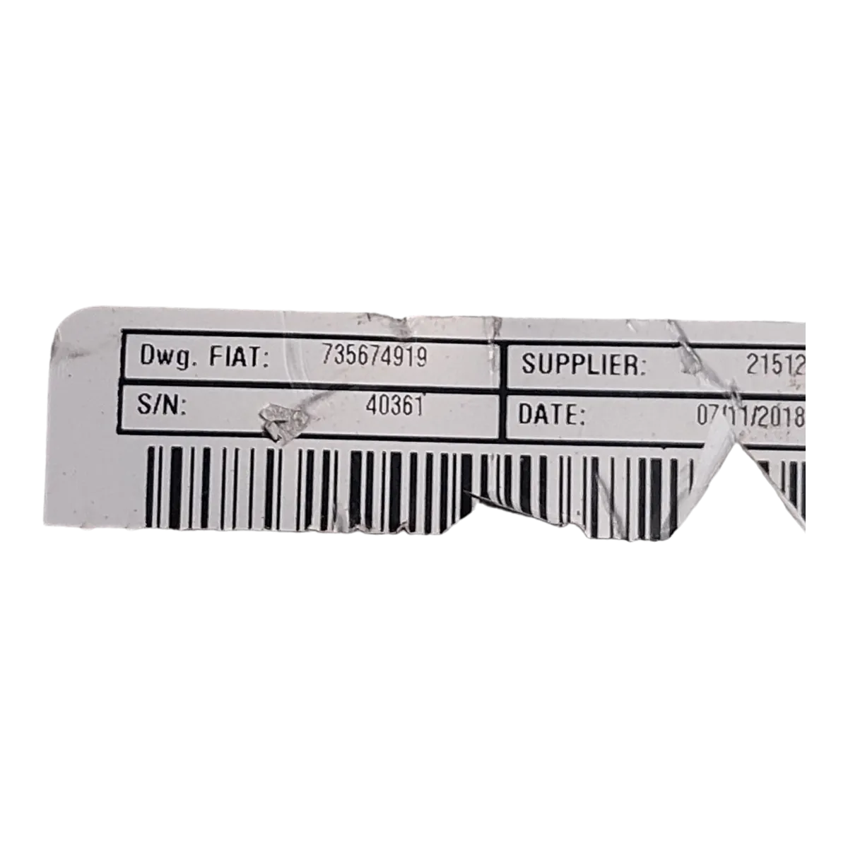 Fiat 500 Abarth   07-     el. stup volana  735674919   3822878401A   BLMO40