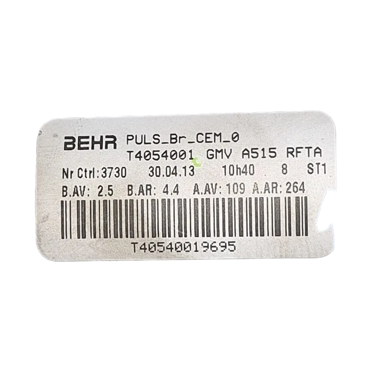 Citroen  DS3   09-16    ventilator kabine   T4054001