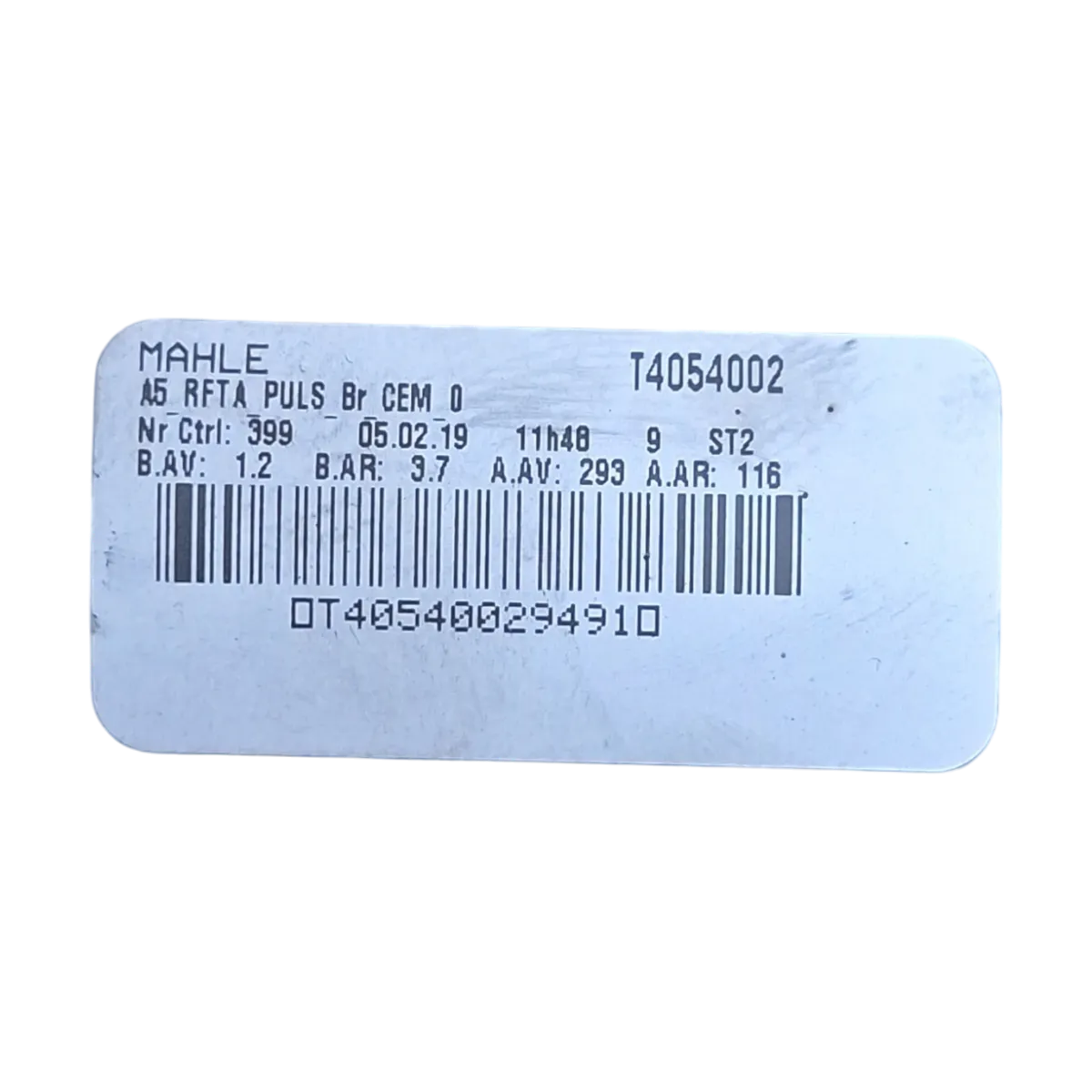 Citroen C4 Cactus   14-20   ventilator kabine    T4054002