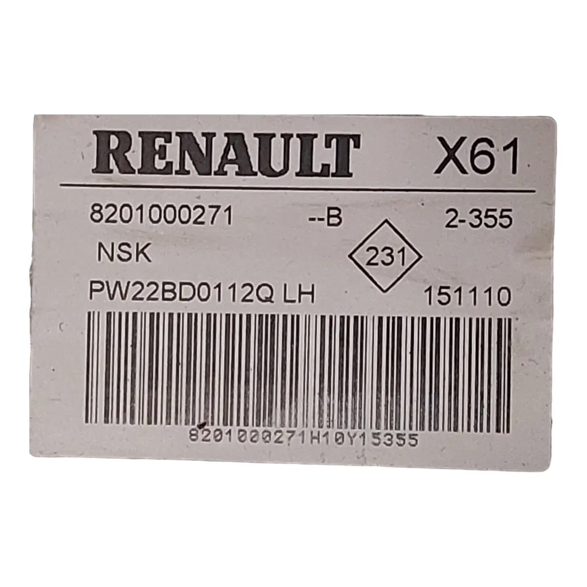 Renault Kangoo III 1.5 DCI 07-21 el. stup volana  8201000271  PW22BD112QLH