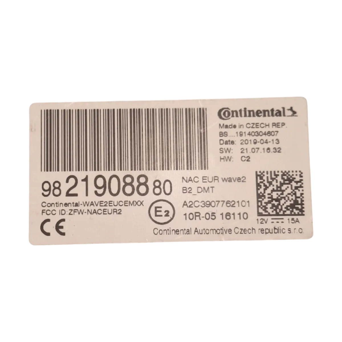 Peugeot Expert   IV  16-     navigacija/radio   9821908880   A2C3907762101