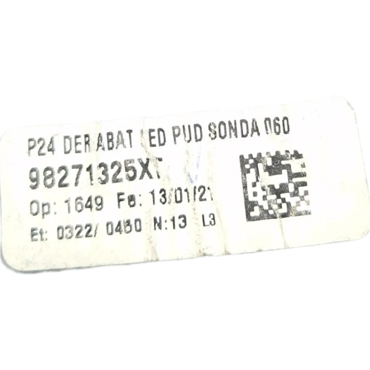 Peugeot 2008 P24  19-    retrovizor / ogledalo desni  2x jack  (10-pinova,  2-pina)   98271325XT