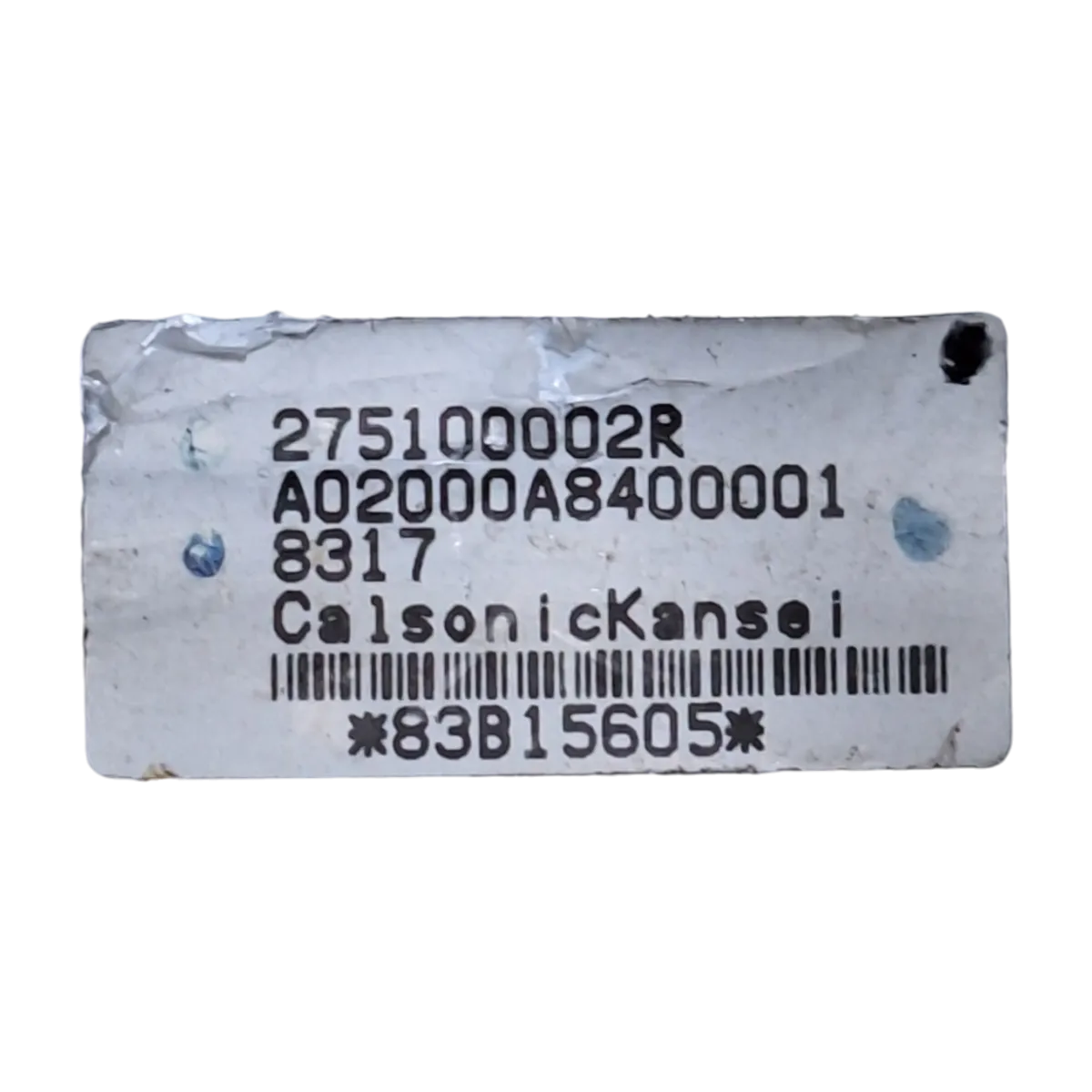 Renault Laguna III  07-15 komanda ventilacije   275100002R   A02000A8400001