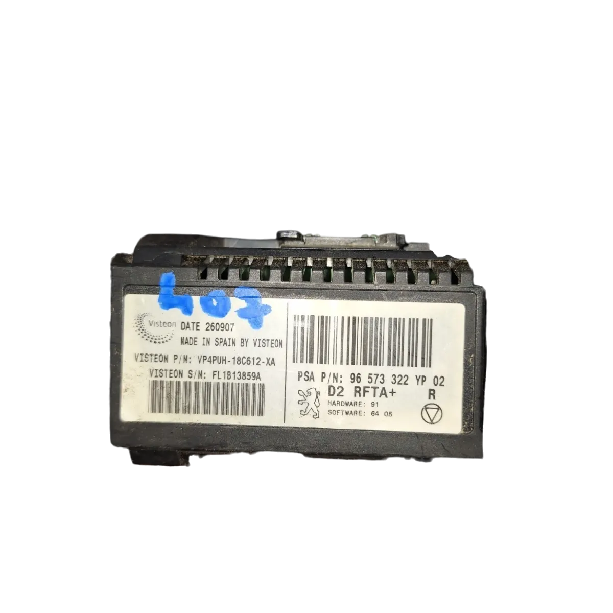 Peugeot 407  04-10   komanda ventilacije   96573322