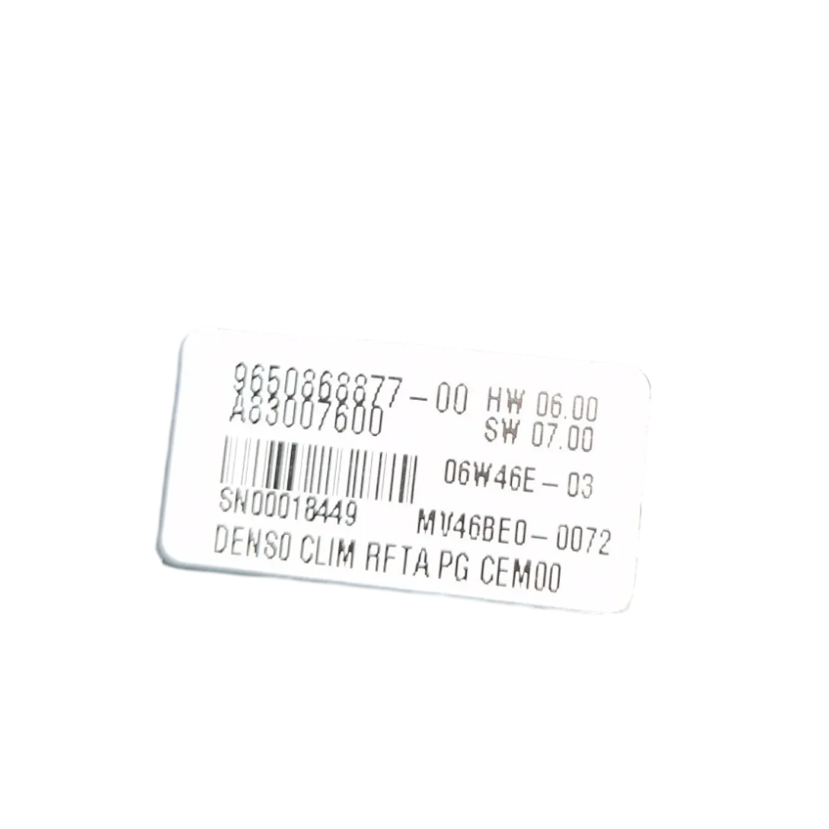 Citroen C4 Picasso  06-13  komanda ventilacije    9650868877