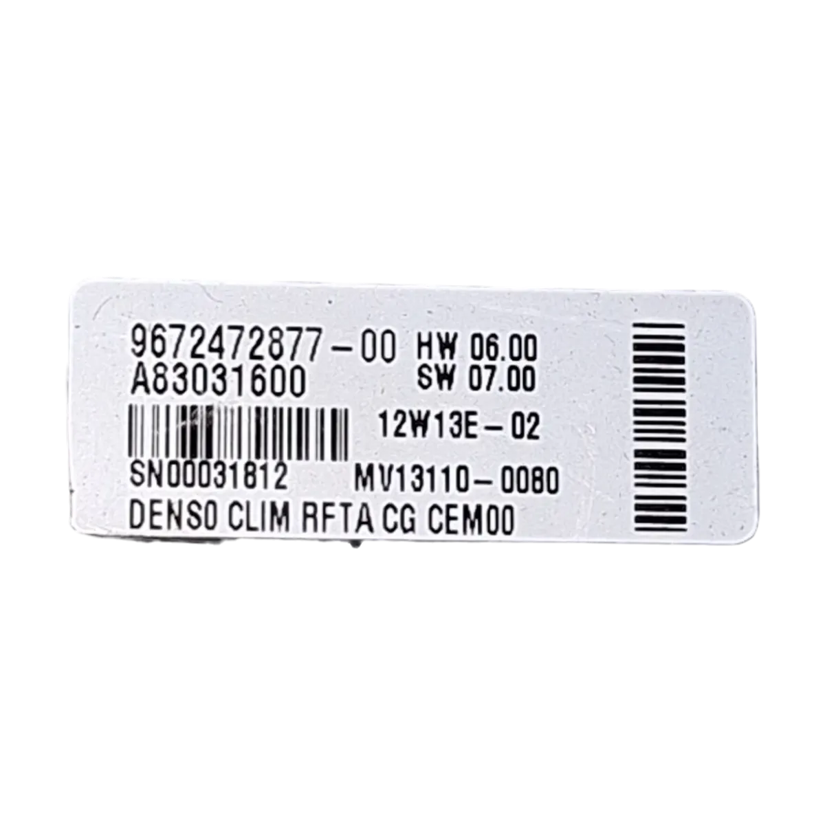 Citroen  C4 Grand Picasso  07-13   komanda ventilacije    9672472877   A83031600