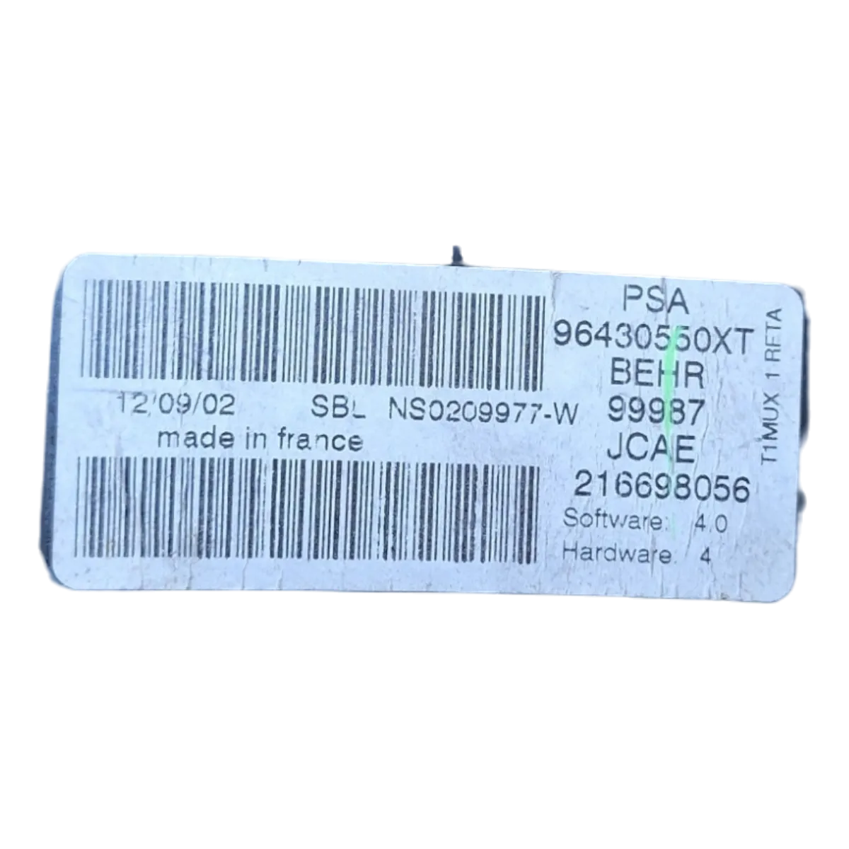 Peugeot 206    98-09   komanda ventilacije     96430550XT