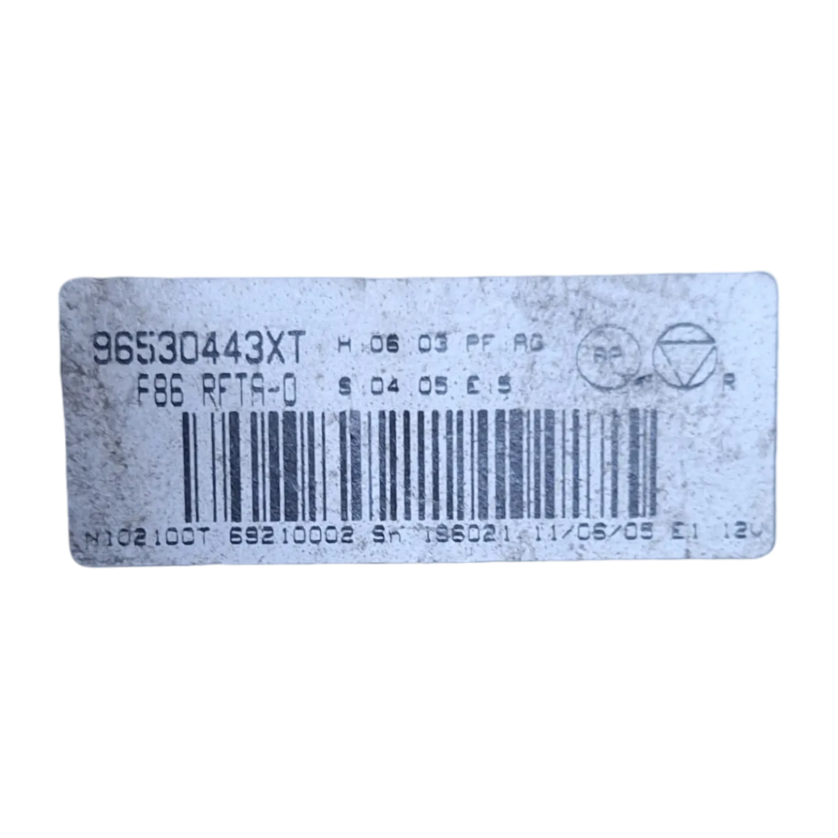 Peugeot 1007  04-09   komanda ventilacije    96530443XT
