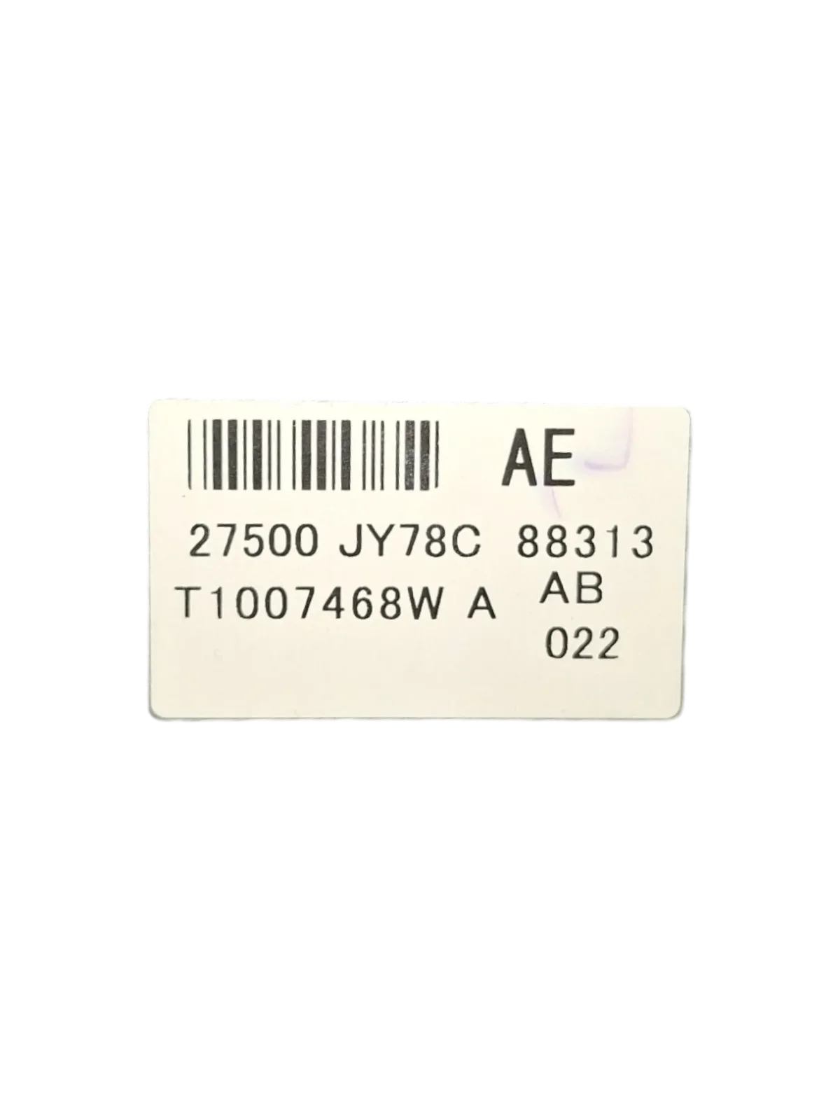 Renault Koleos I 06-11  komanda ventilacije      27500JY78C   T1007468W