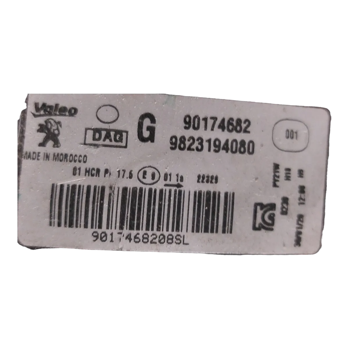 Peugeot 208 P21E 19-24   far prednji lijevi  9823194080
