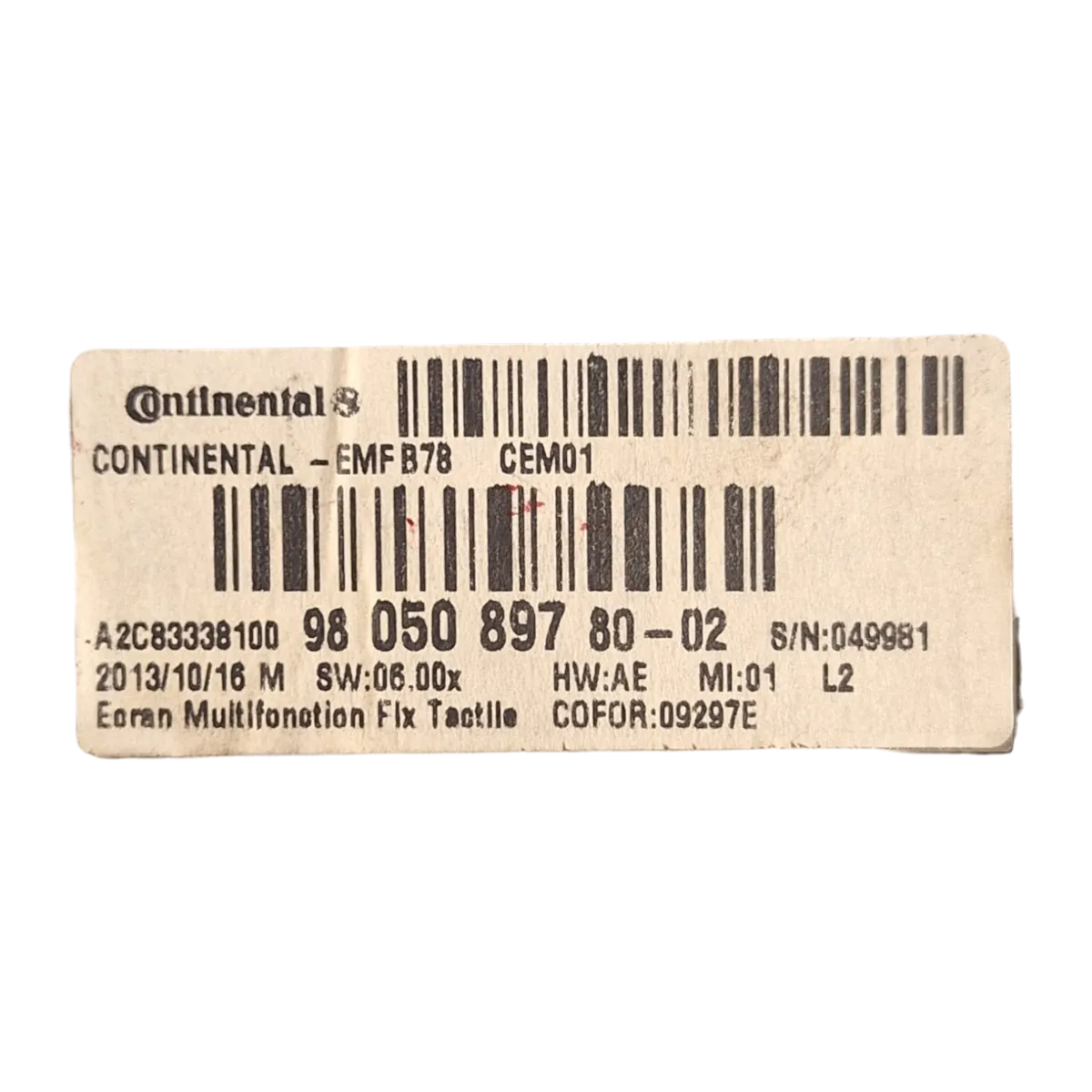 Citroen C4 Picasso Space Tourer 14-22    display     9805089780   A2C83338100