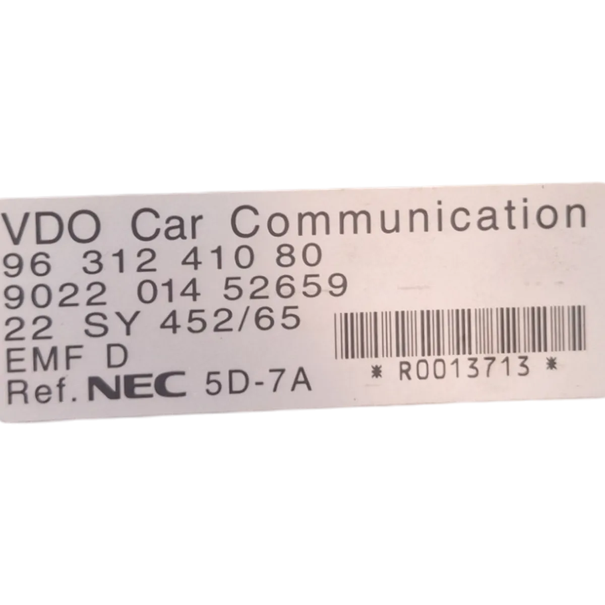 Peugeot 607  00-11  display   9631241080