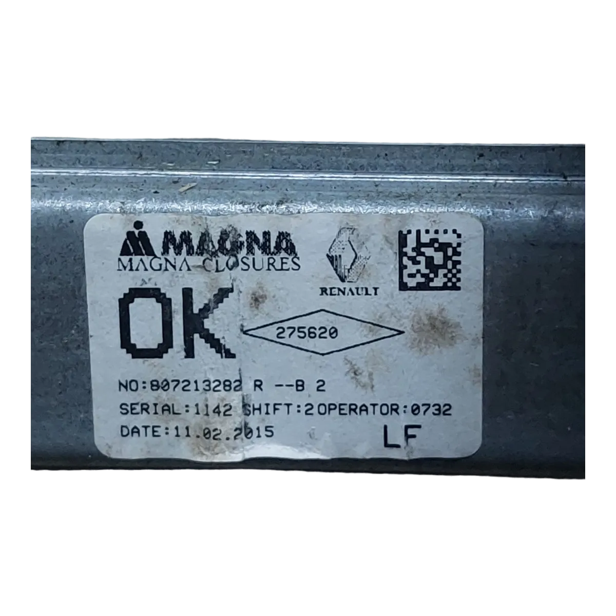 Dacia Sandero   II  12-     podizač stakla prednji lijevi  807213282R