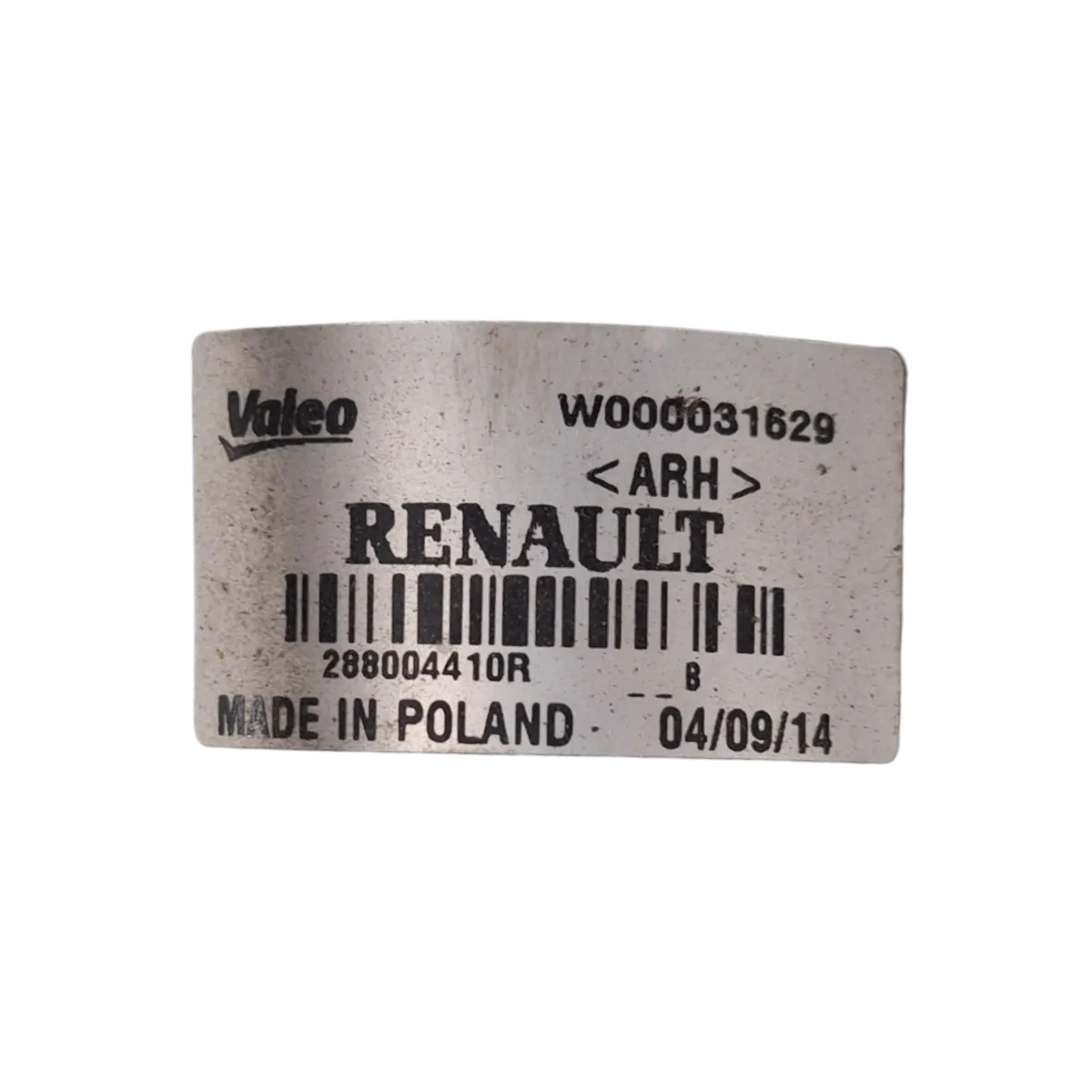 Dacia Sandero II   12-     škare brisača     W000034506   W000031629   288004410R