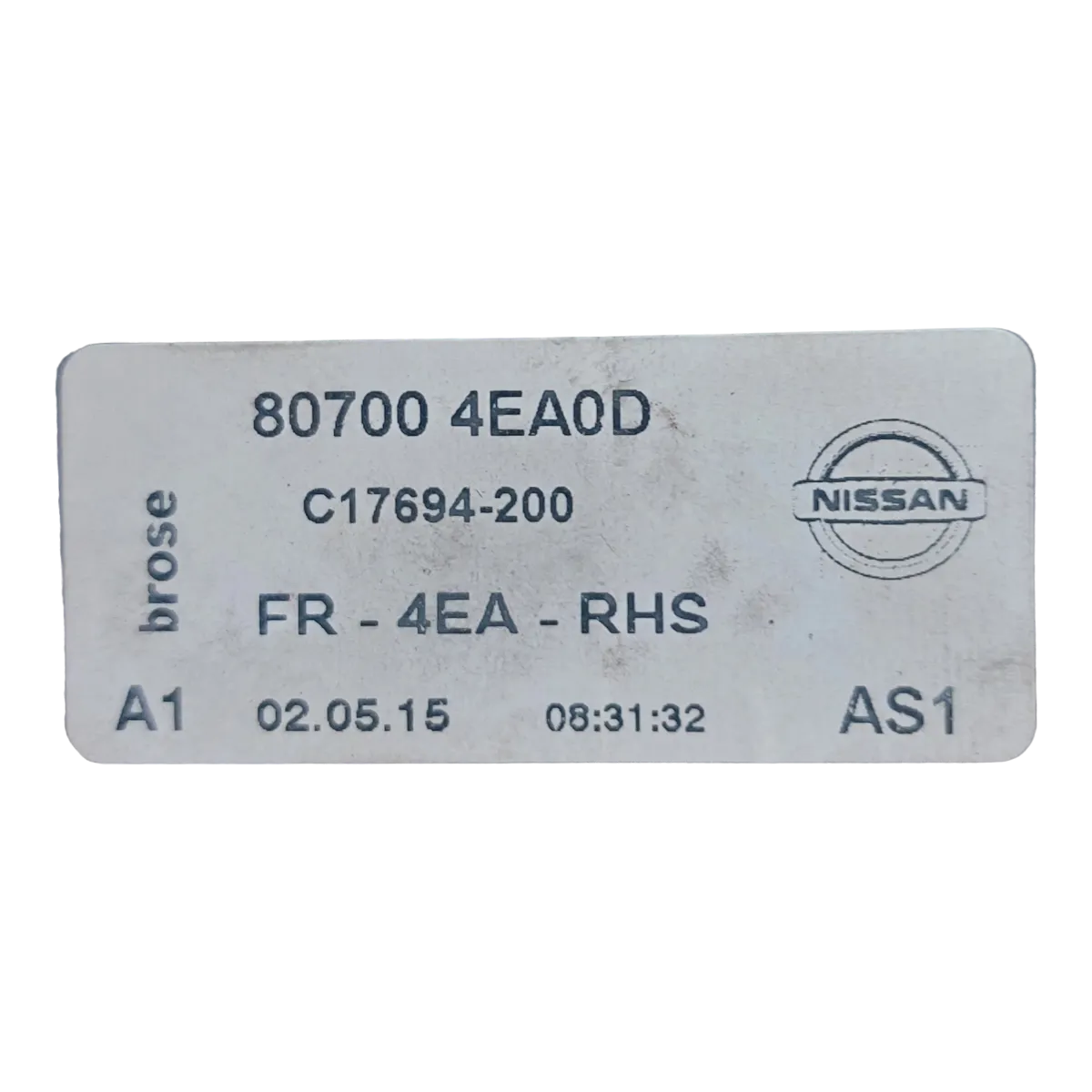 Nissan Qashqai   13-21   podizač stakla prednji desni  807004EA0D  FR4EARHS