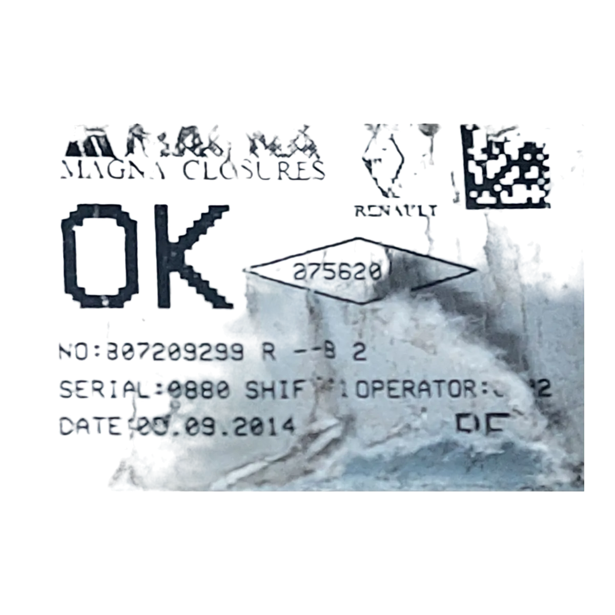 Dacia Sandero   II  12-     podizač stakla prednji  desni  807209299R