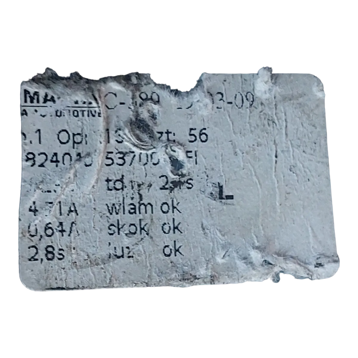 Fiat 500  07-   podizač stakla prednji lijevi   51824040 5370000FI