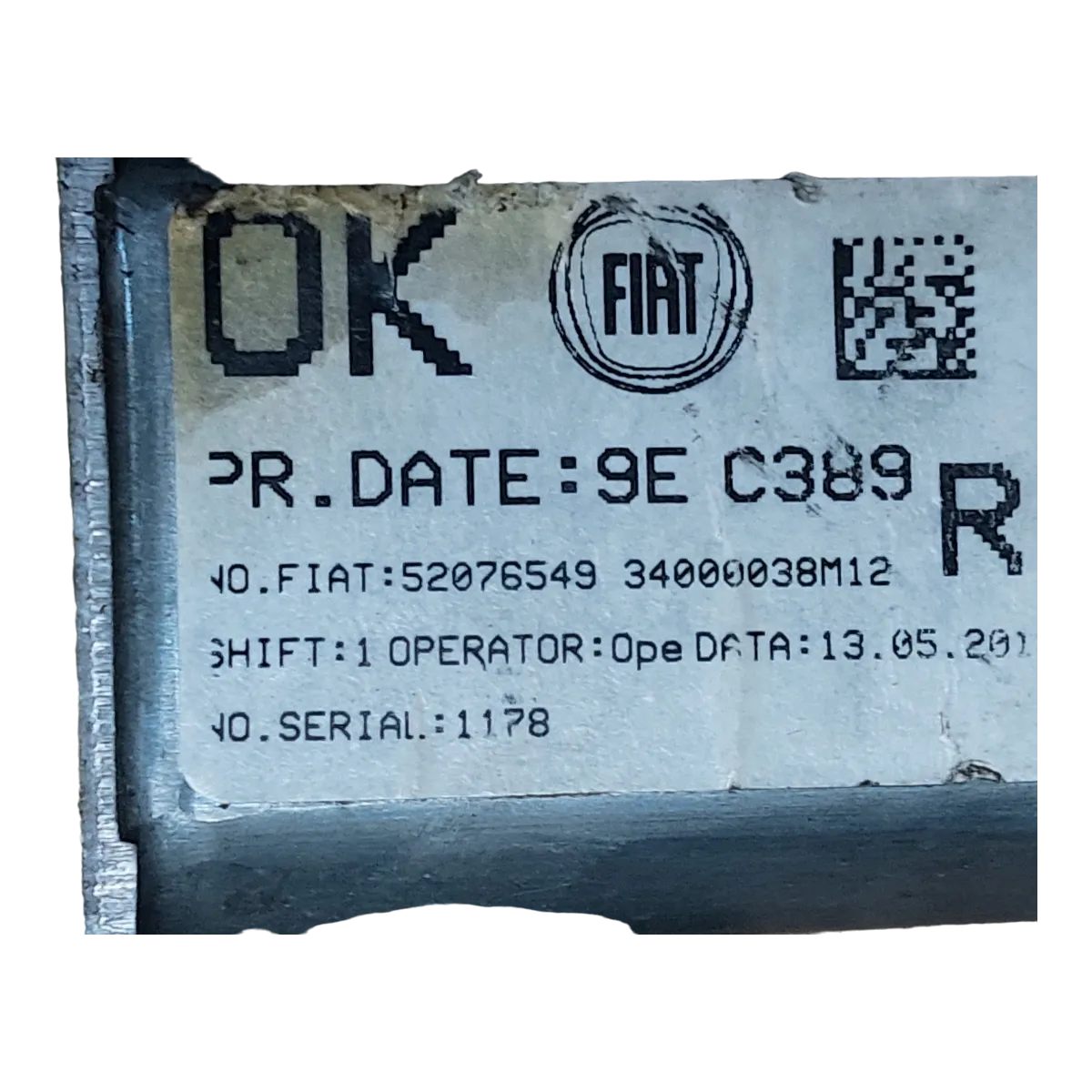 Fiat Panda III 12- podizač stakla prednji desni  52076549