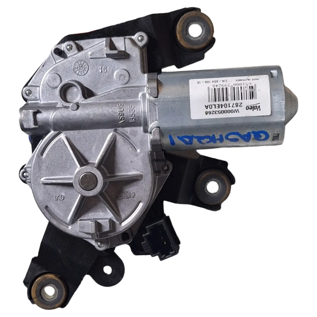 Nissan Qashqai  13-21  motorić brisača zadnji    287104EL0A   W000053268