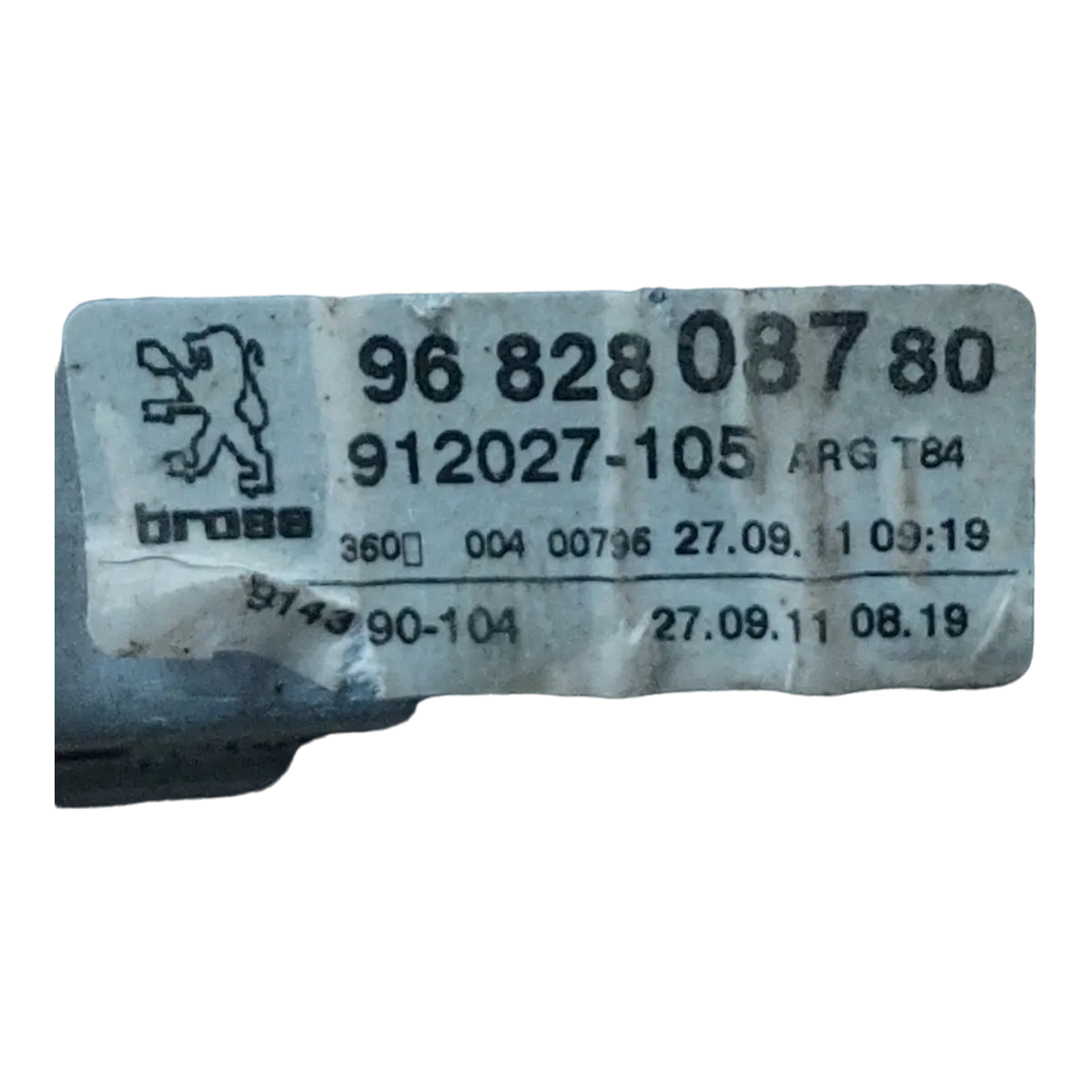 Peugeot 3008 T84  07-16  podizač stakla zadnji lijevi  9682808780