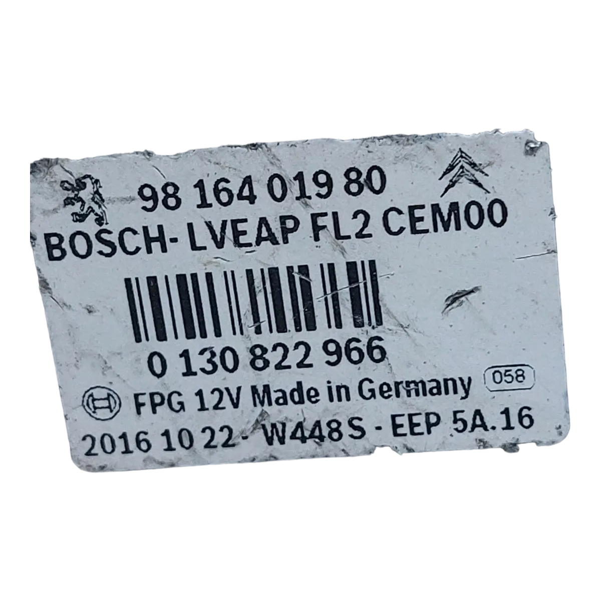 Peugeot 208  12-19   3-vrata  podizač stakla prednji lijevi   9816402580  9816401980 0130822966