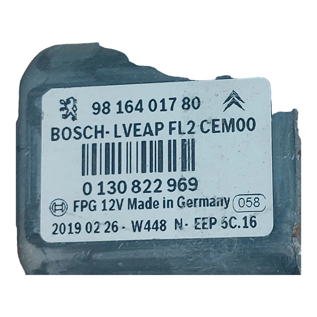 Peugeot 208 12-19 podizač stakla prednji lijevi  9816402180   9816401780