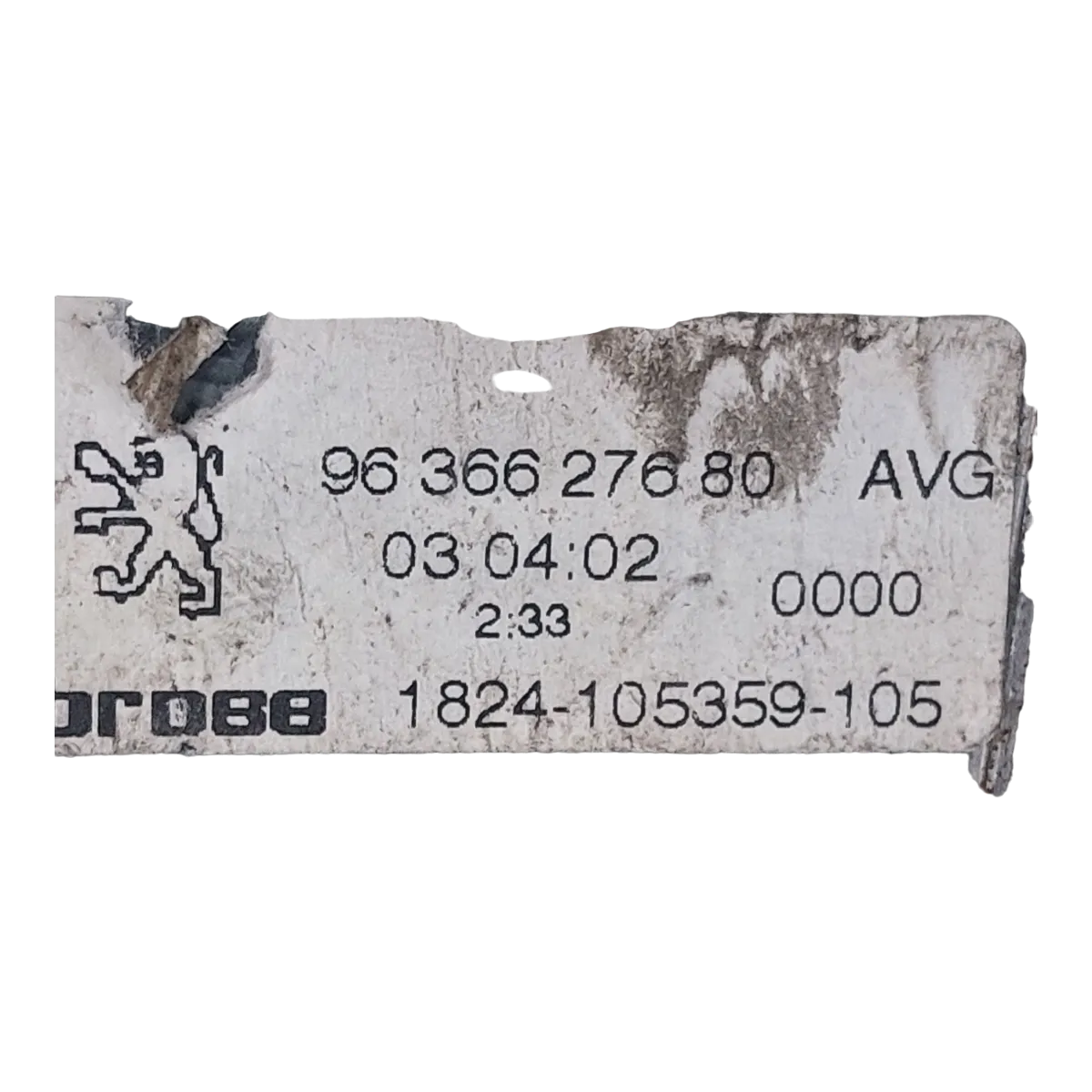 Peugeot 206 CC   00-09    podizač stakla prednji lijevi  9221Y3   9636627680