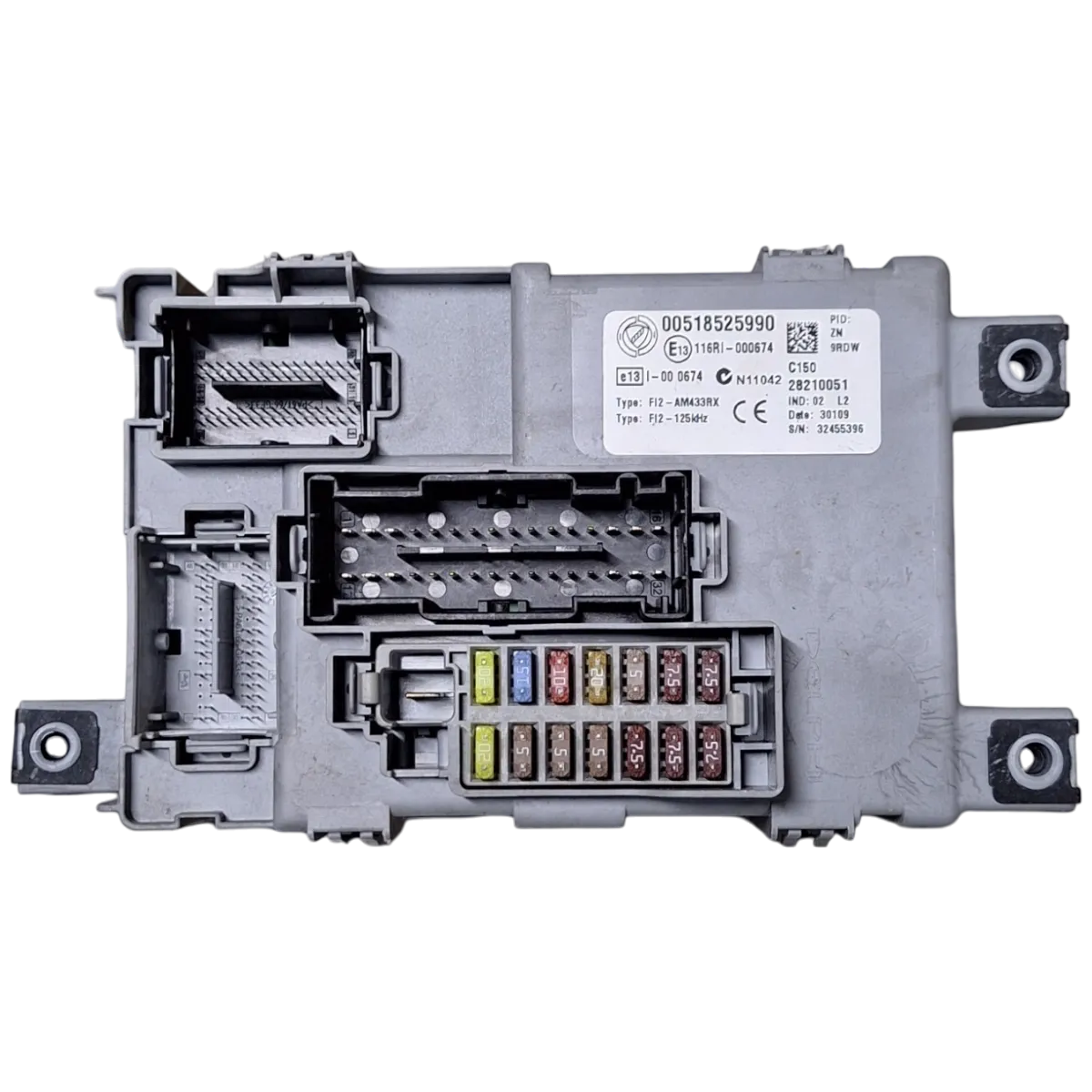 Fiat 500    07-    unutarnja kutija osigurača   00518525990   28210051