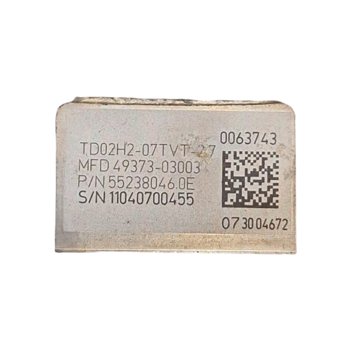 Fiat 500    0.9 Twin air  07-     turbina    55238046