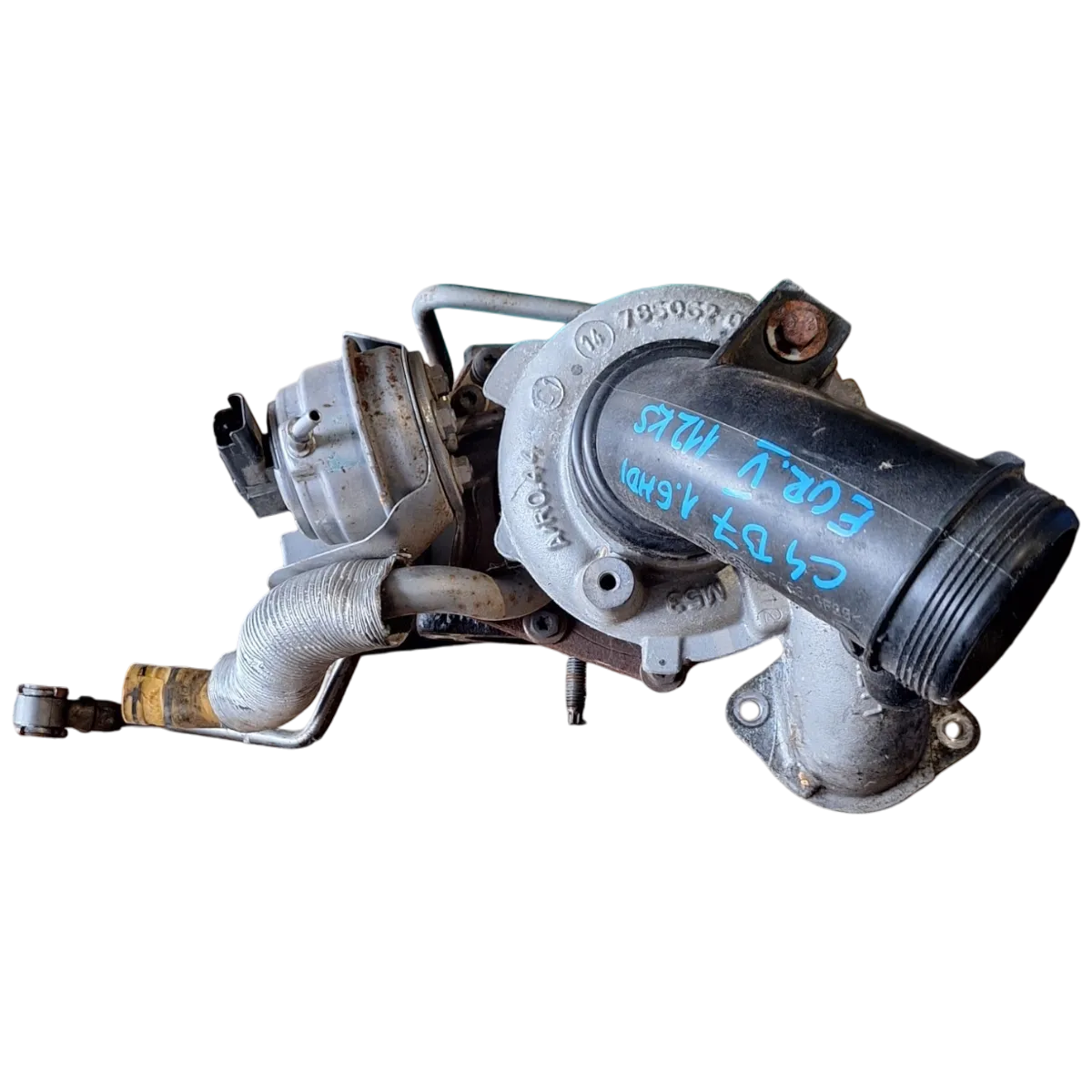 Citroen C4 B7 1.6 HDI  EURO V  10-18   turbina    9686120680