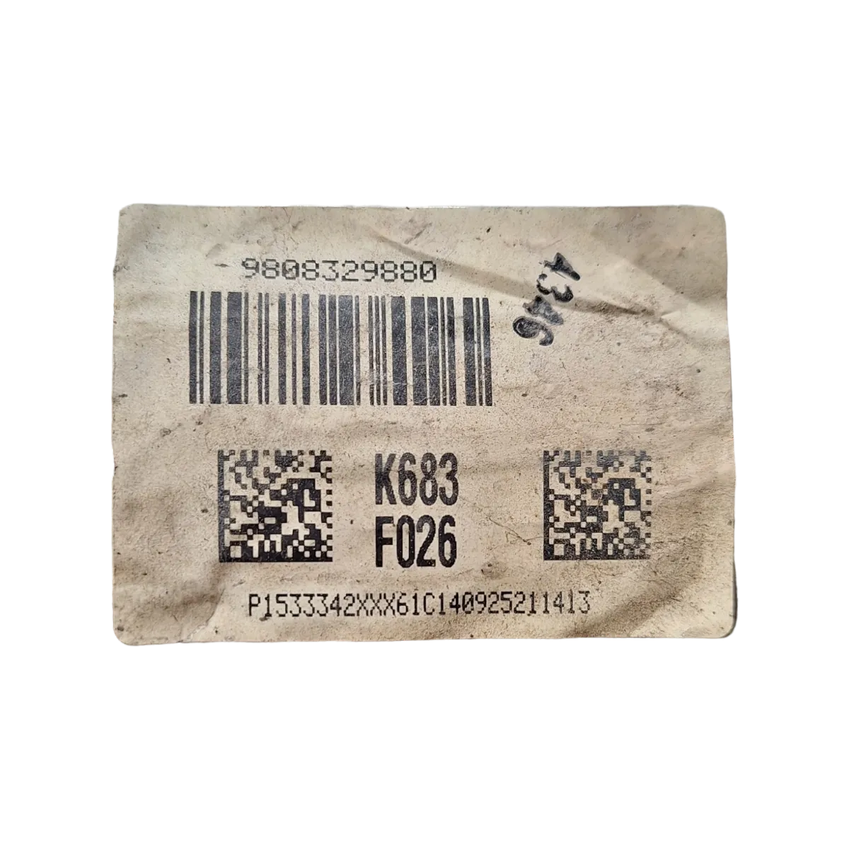 Citroen C4 B7 1.6 HDI  EURO V  10-18   katalizator TR PSA K683 PSA F026  9808329880   3141061600