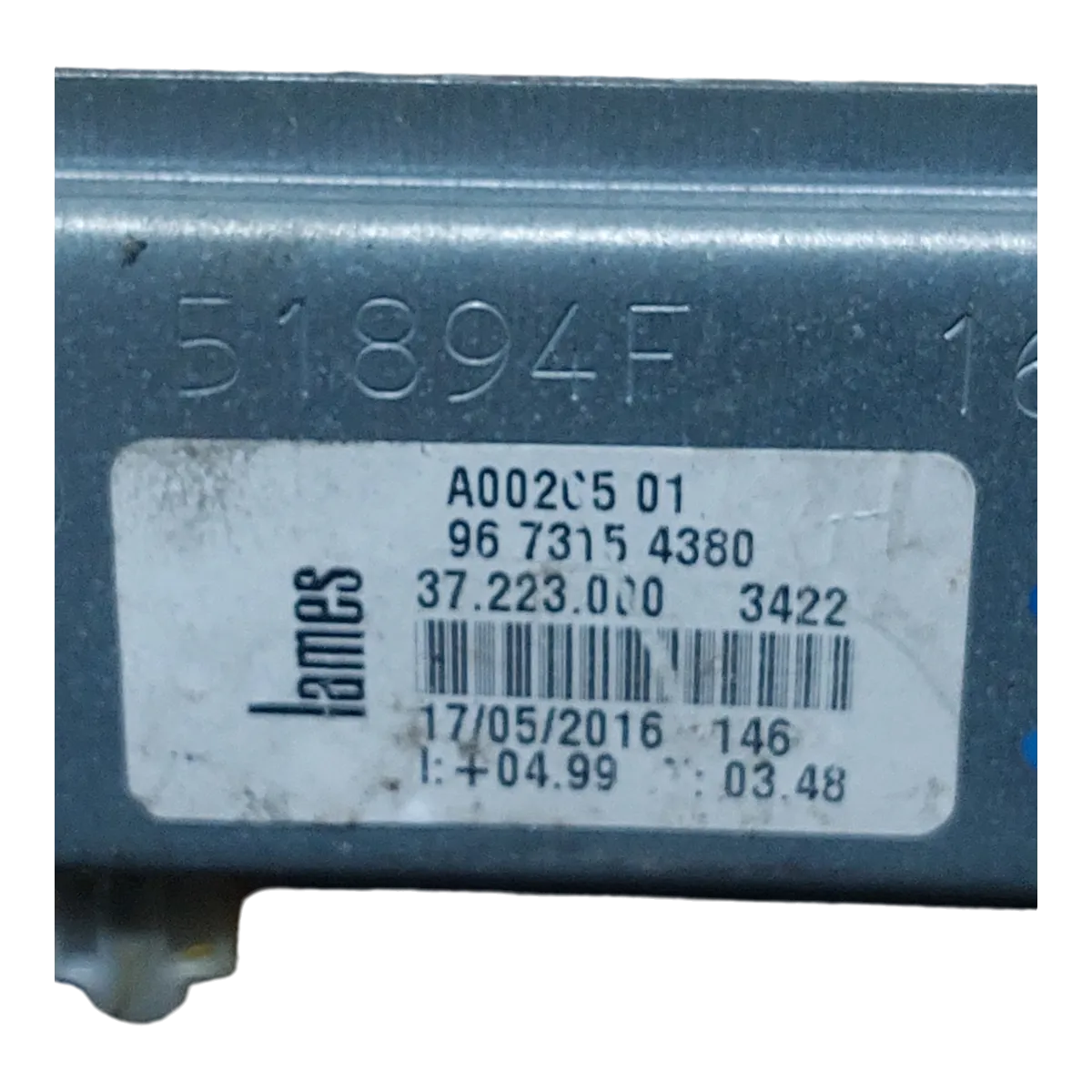 Peugeot 208 12-19  podizač stakla prednji desni  9673154380 9674254380 0130822702