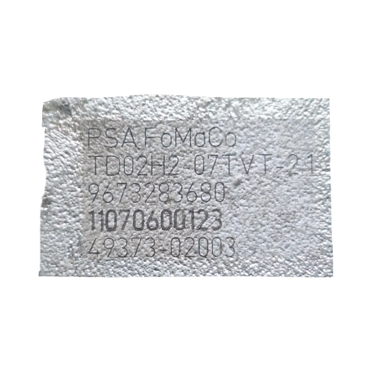 Citroen  C3 A51 1.6 HDI  EURO V  09-16   turbina   9673283680   4937302003