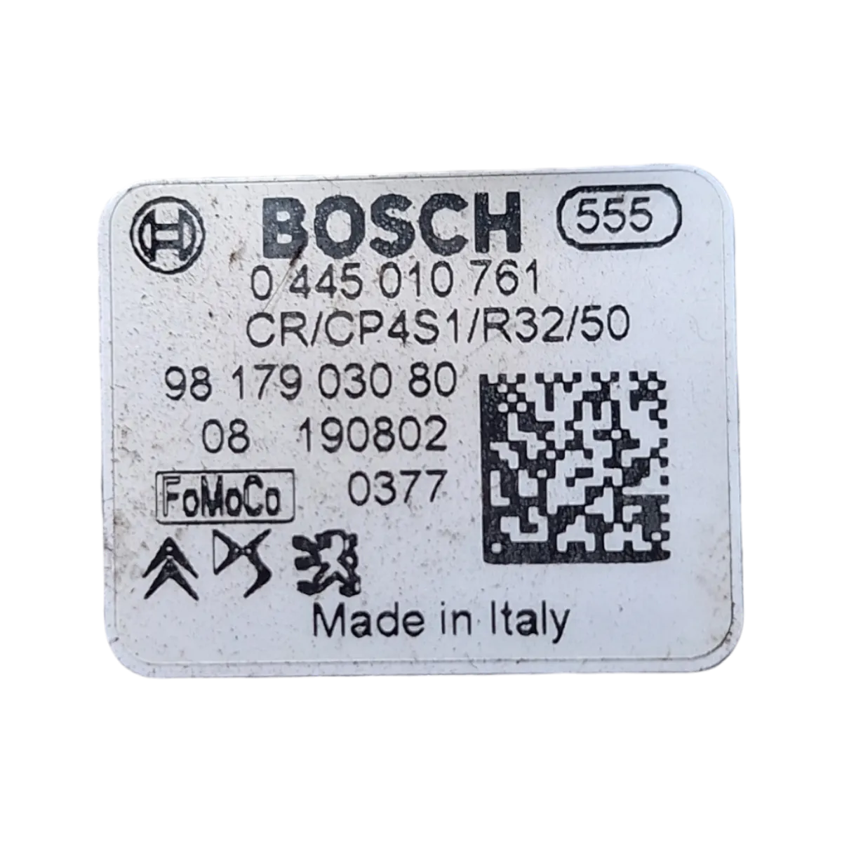 Peugeot 3008 P84 1.5 HDI 16-    visokotlačna pumpa goriva    0445010761 9817903080   TEST.