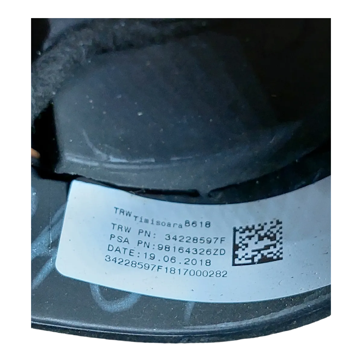 Citroen C3 B618   16-     volan /obruč volana  98164326ZD  34228597F