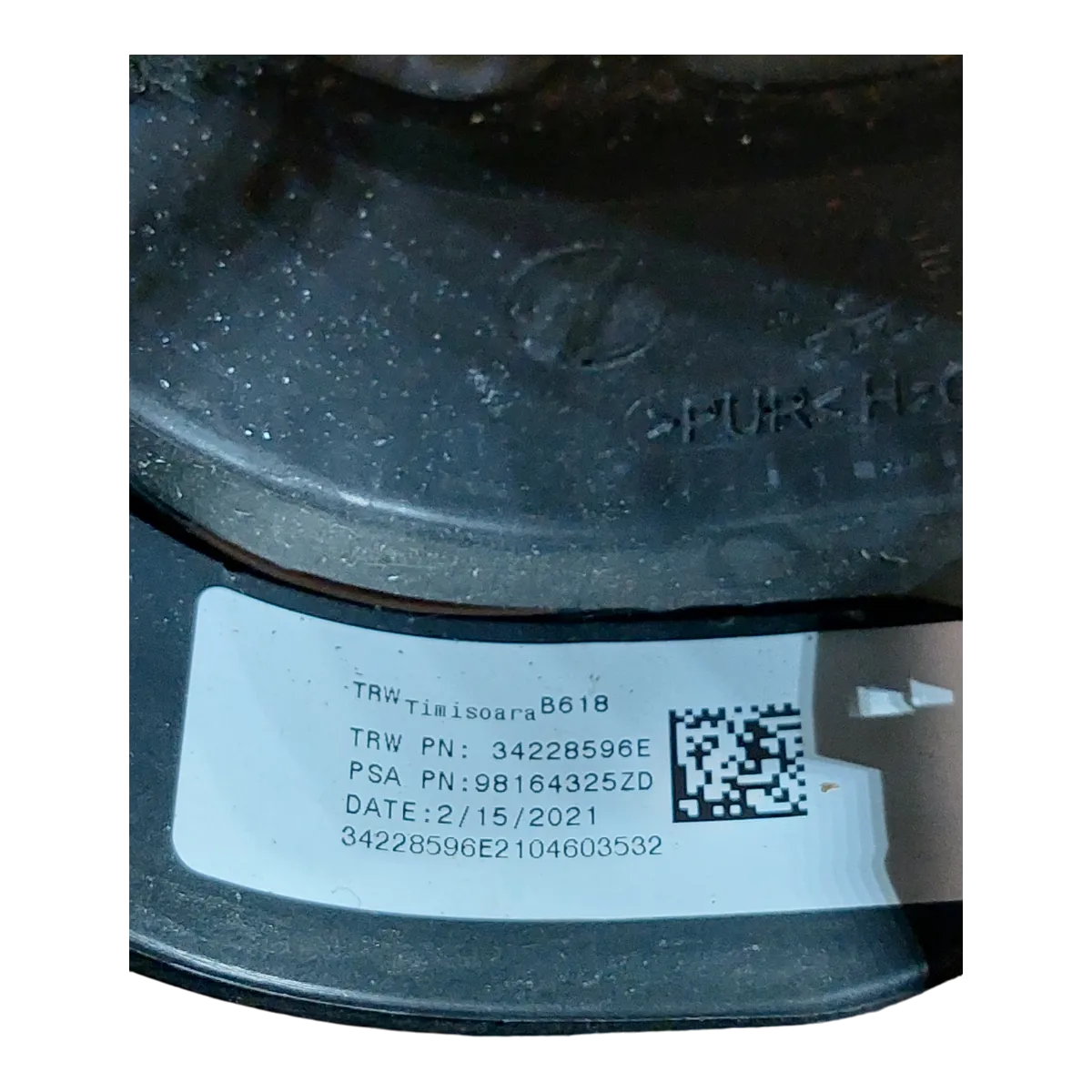 Citroen C3 B618   16-     volan /obruč volana    98164325ZD   34228596E  34250110