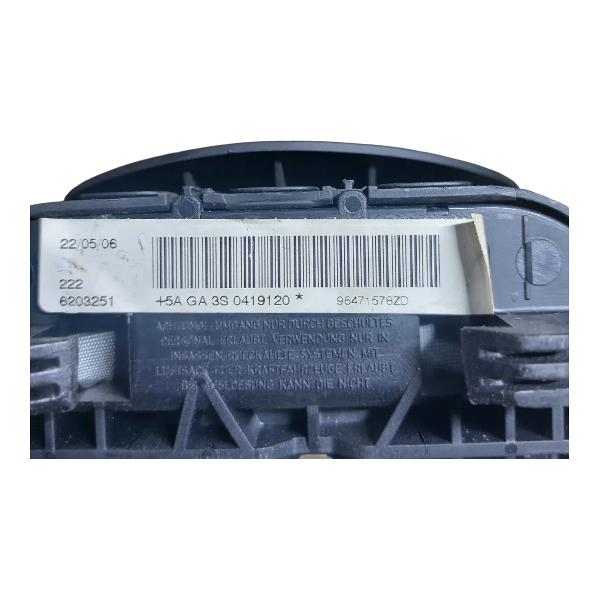 Citroen C4 05-13 airbag/zračni jastuk volana 96471578ZD