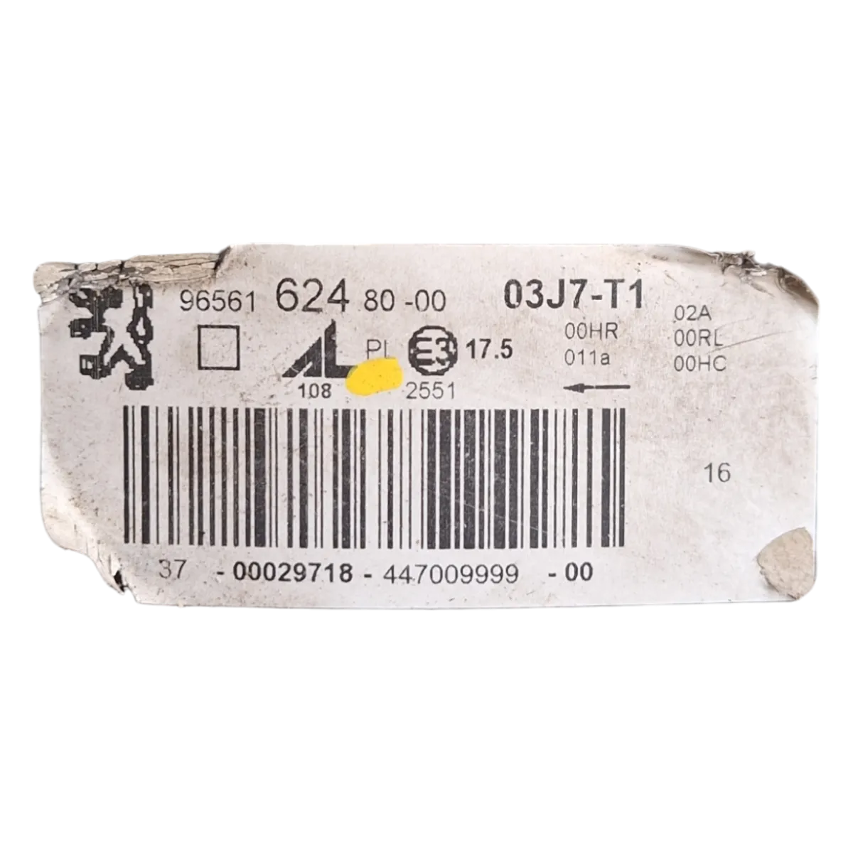 Peugeot 308 hatchback 07-10  far prednji desni   9656162480