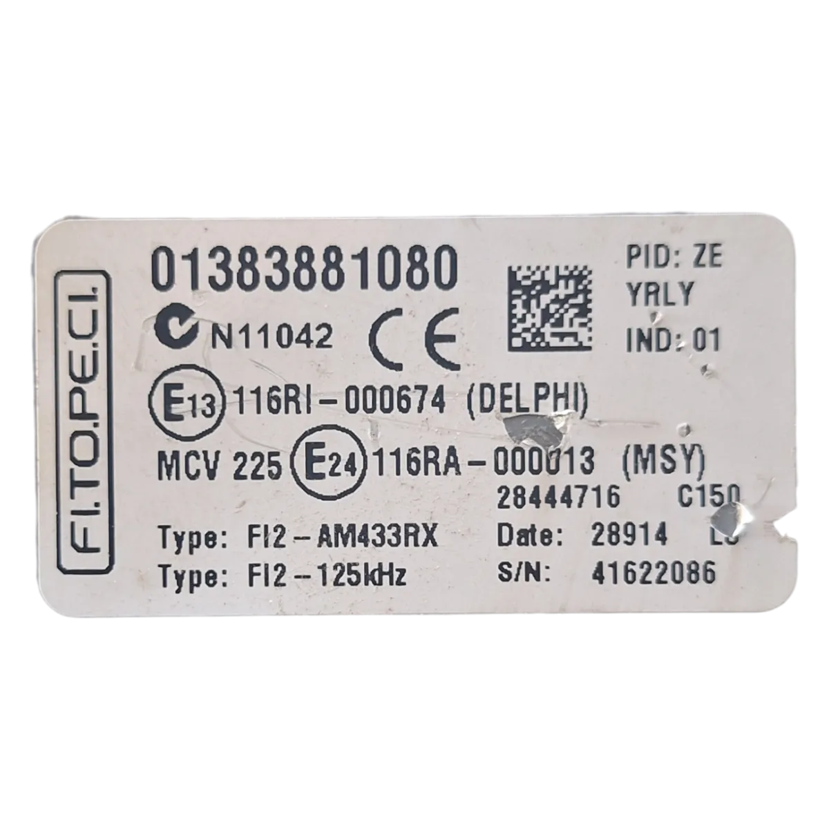 Citroen Nemo 1.3 HDI   07-15   unutarnja kutija osigurača     01383881080   28444716