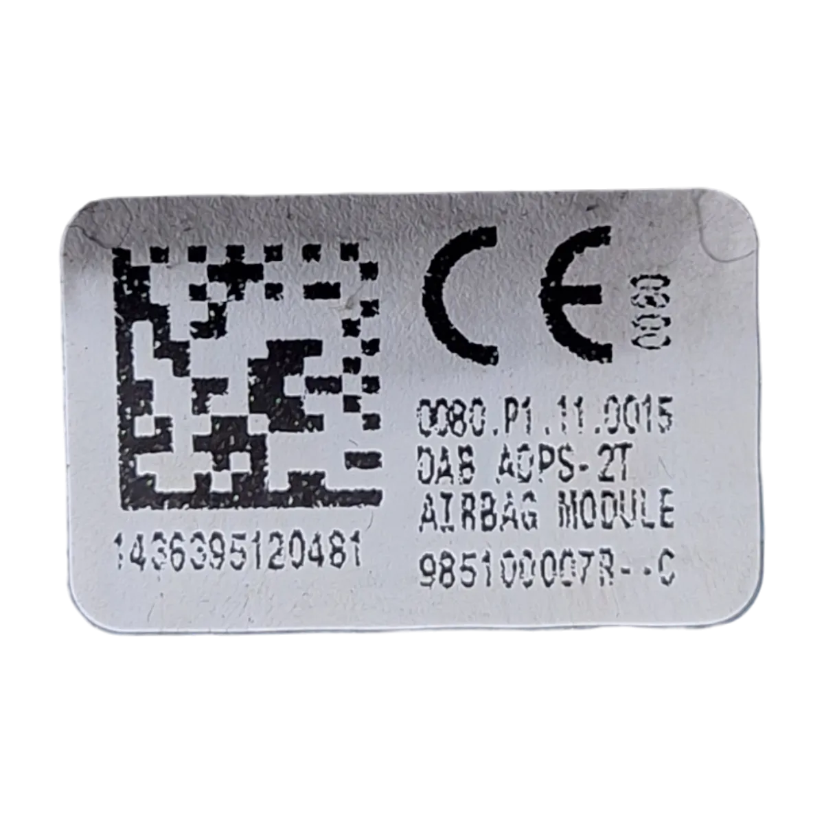 Renault Megane III 08-16   airbag/zračni jastuk volana    985100007R
