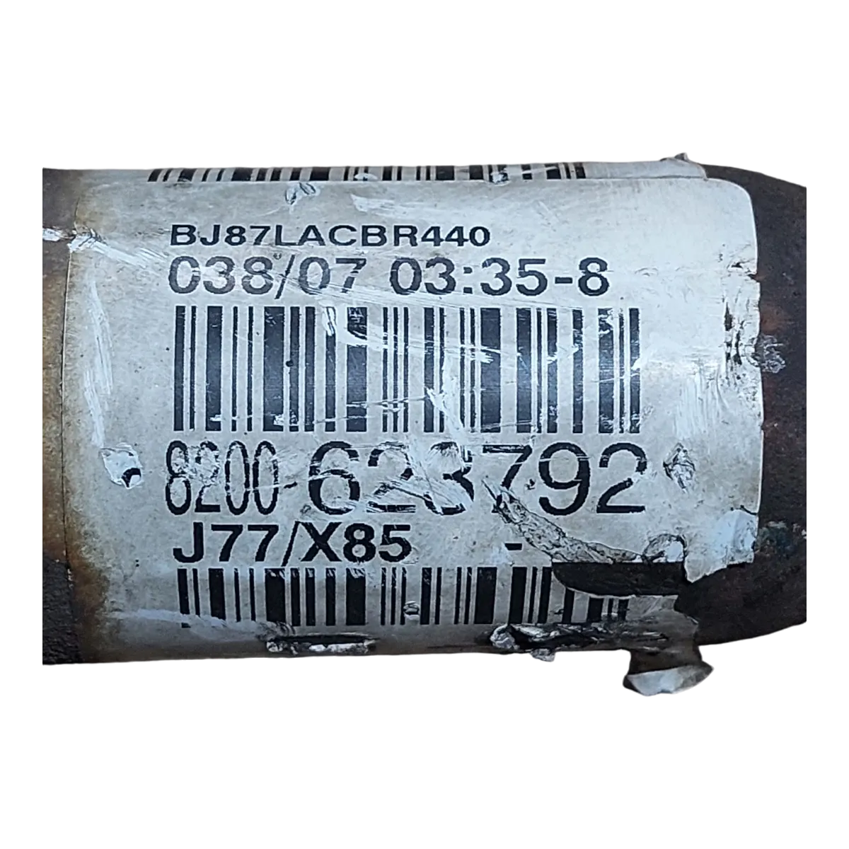 Renault  Clio III   05-12   aut.  poluosovina prednja lijeva   8200623792